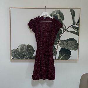 American eagle wrap dress! Size XL red floral